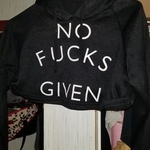 Cropped hoodie
